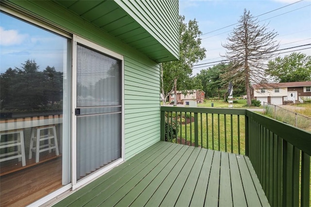 301 Laporte Ct, Cranberry Twp, PA 16066 - deck featuring a yard