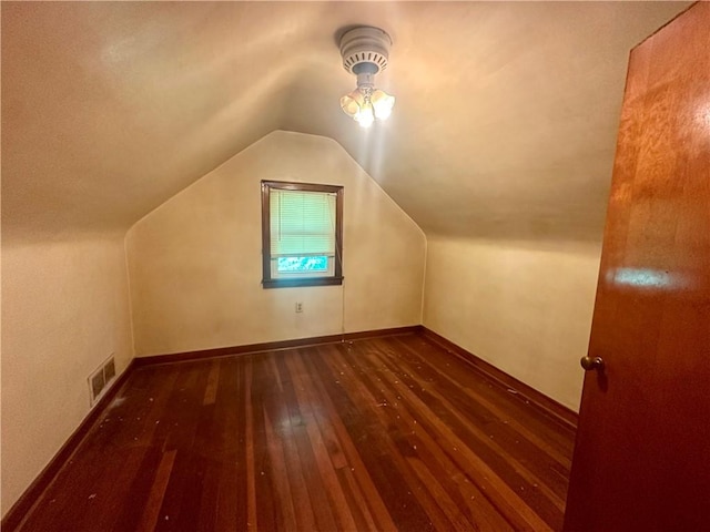 853 5th St, East Rochester, PA 15074 - bonus room featuring wood-type flooring and vaulted ceiling