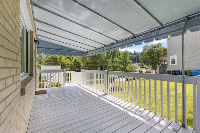 3040 Broadway Ave, Castle Shannon, PA 15234 - wooden deck featuring a lawn