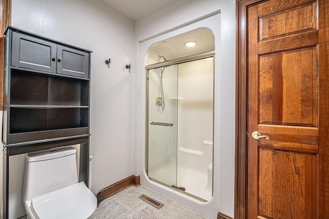 117 Cidar Ln, Peters Twp, PA 15317 - bathroom featuring a stall shower and tile patterned flooring