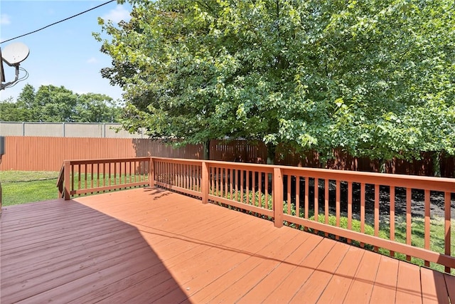 228 Mcmasters Dr, Monroeville, PA 15146 - wooden deck with a fenced backyard