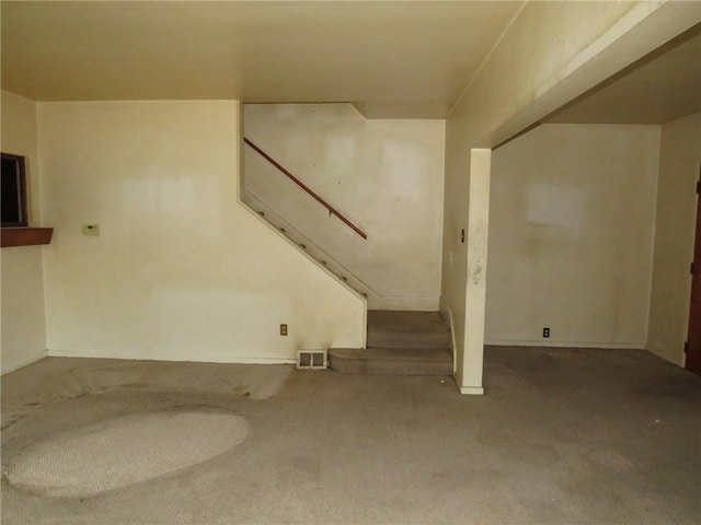 60 Wisetown Rd, Pa, PA 15022 - below grade area featuring carpet floors and stairs