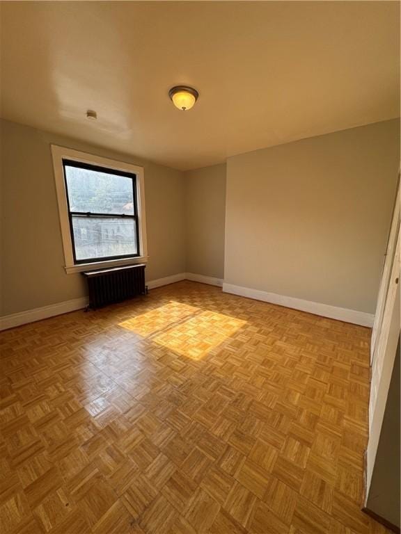 207 N Sprague Ave, Bellevue, PA 15202 - spare room featuring radiator heating unit and baseboards