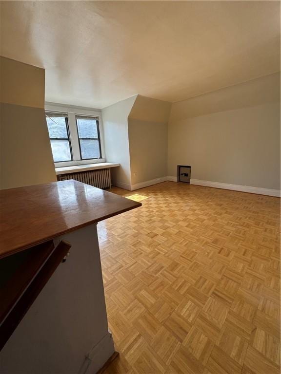 207 N Sprague Ave, Bellevue, PA 15202 - additional living space featuring baseboards and radiator heating unit