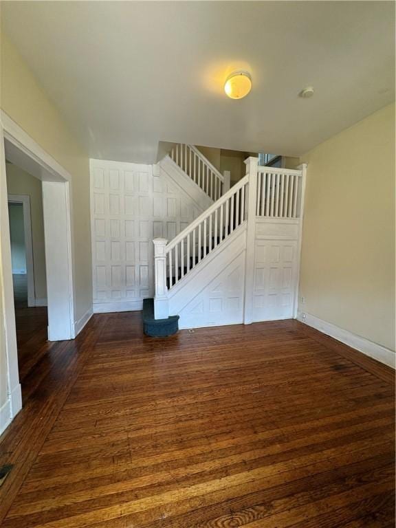 207 N Sprague Ave, Bellevue, PA 15202 - staircase featuring wood finished floors and baseboards