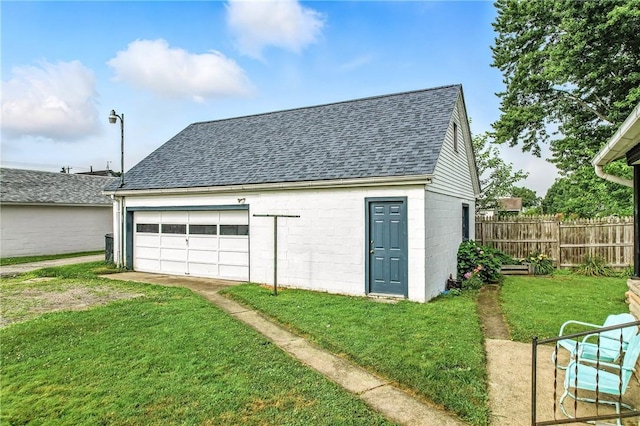 61 S 10th St, Sharpsville, PA 16150 - view of detached garage