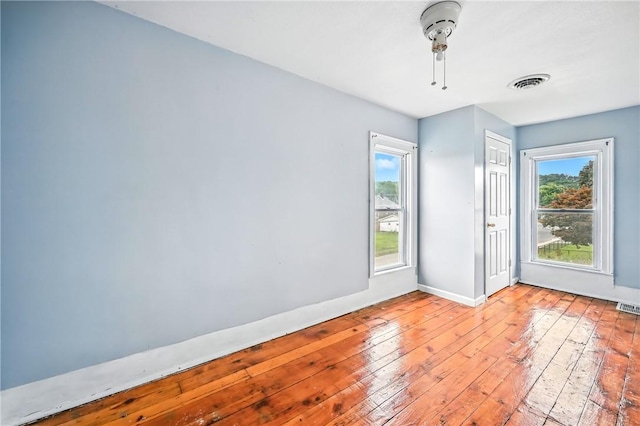 61 S 10th St, Sharpsville, PA 16150 - empty room featuring light wood-type flooring and baseboards