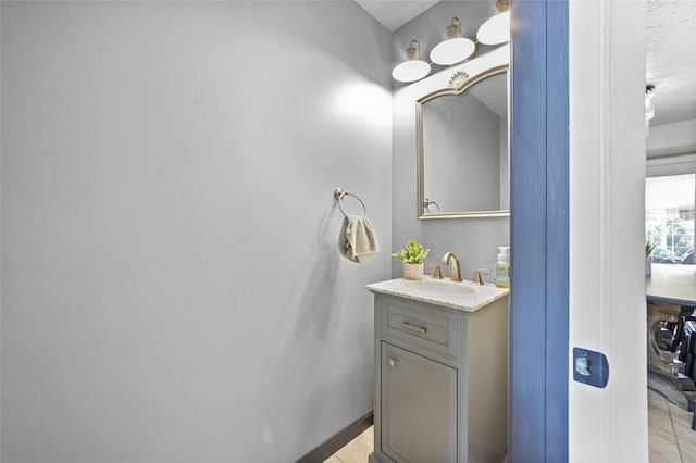 1007 Cicero Dr, Hempfield Twp, PA 15642 - bathroom with vanity and wood finished floors