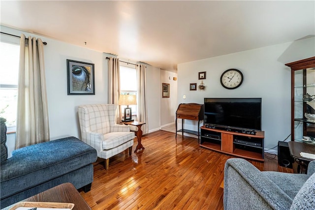 209 Farmbrook Dr, Hempfield Twp, PA 15601 - living room featuring wood finished floors