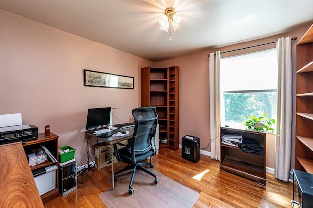 209 Farmbrook Dr, Hempfield Twp, PA 15601 - office area featuring light wood-style floors