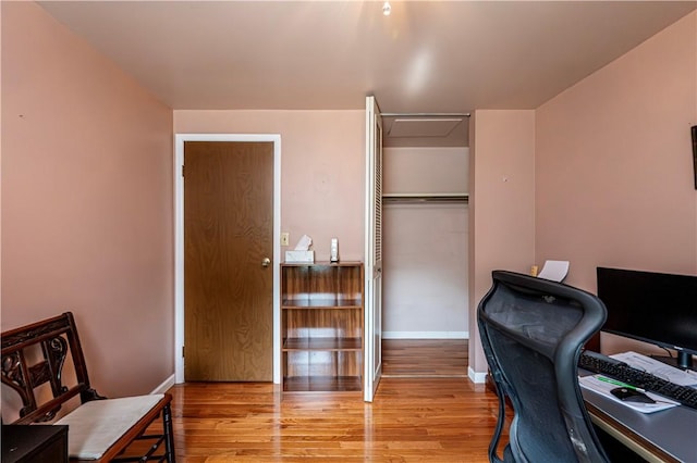 209 Farmbrook Dr, Hempfield Twp, PA 15601 - office area featuring wood finished floors