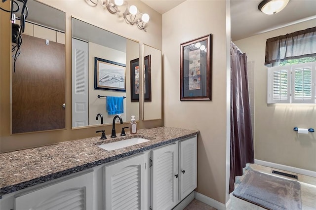 249 Duquesne Blvd, Plum Boro, PA 15068 - bathroom with vanity and a shower with shower curtain