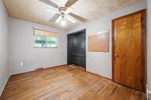 2158 Reis Run Rd, Franklin Park, PA 15237 - unfurnished bedroom featuring wood-type flooring and a ceiling fan