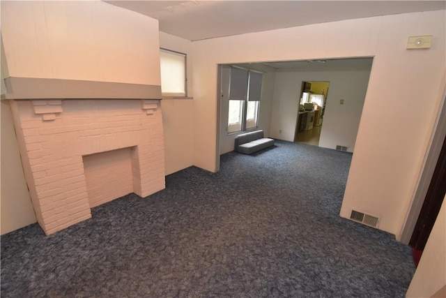 1323 Leaside Dr, Lincoln Place, PA 15207 - unfurnished living room with carpet floors