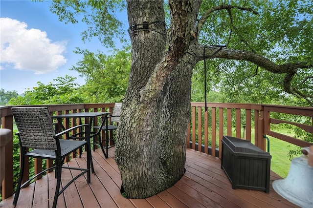 251 Myers Ln, Indiana Twp, PA 15101 - view of wooden terrace