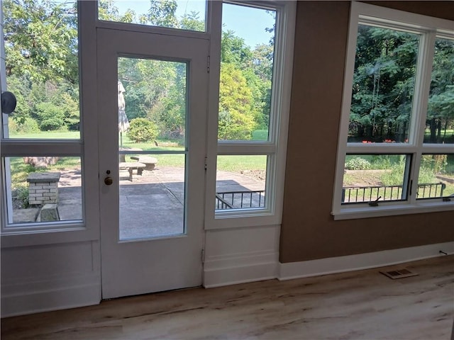 1211 Reed St, North Huntingdon, PA 15642 - entryway featuring wood finished floors and healthy amount of natural light