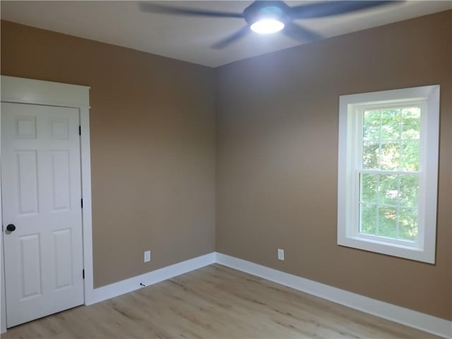 1211 Reed St, North Huntingdon, PA 15642 - spare room with light wood-style floors and ceiling fan