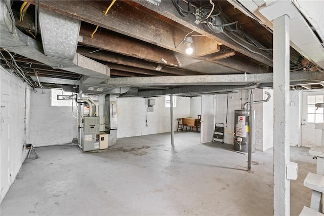 2600 Voelkel Ave, Beechview, PA 15216 - basement with water heater and heating unit