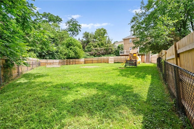 2600 Voelkel Ave, Beechview, PA 15216 - fenced backyard featuring a playground