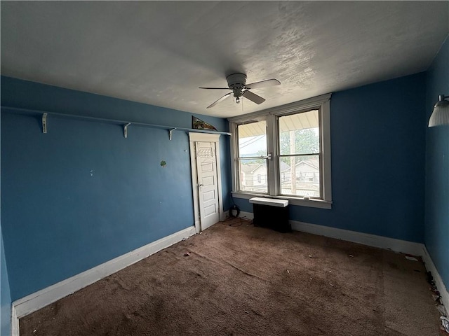 431 New York Ave, Rochester Twp, PA 15074 - unfurnished bedroom featuring carpet floors, a closet, and ceiling fan