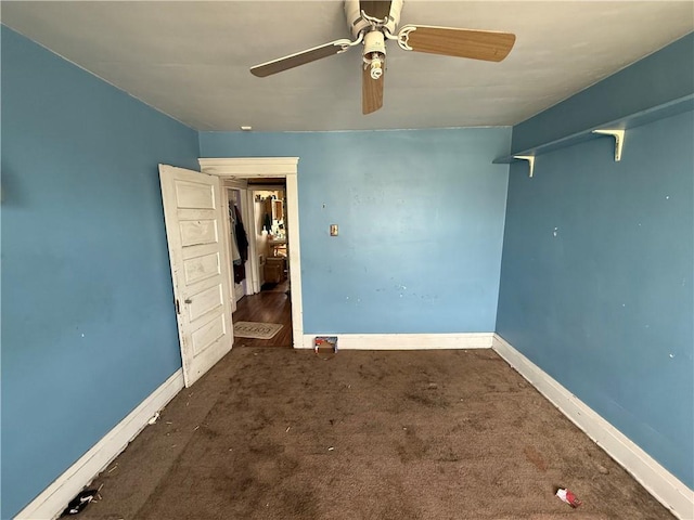 431 New York Ave, Rochester Twp, PA 15074 - carpeted empty room with a ceiling fan and baseboards