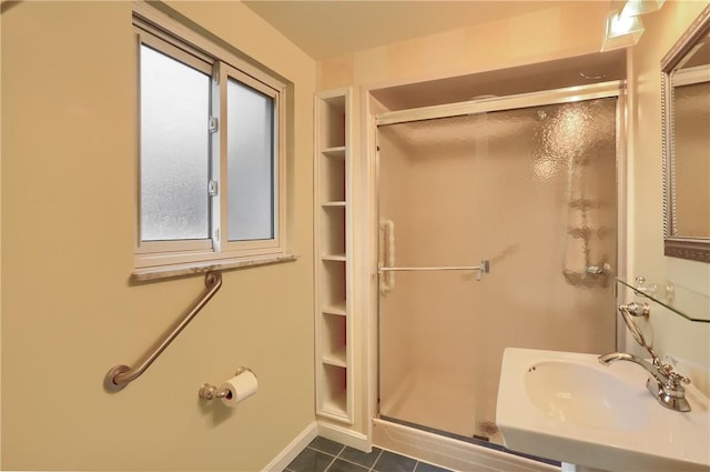 7034 Penn Ave, Point Breeze, PA 15208 - full bath featuring a shower stall and tile patterned flooring