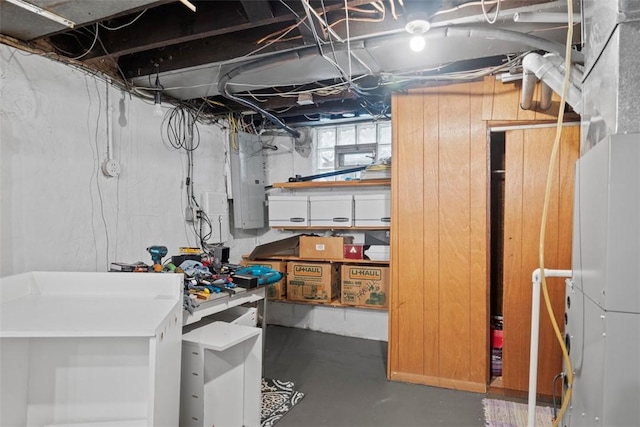 1229 Richmond St, Regent Square, PA 15218 - basement with electric panel and a workshop area