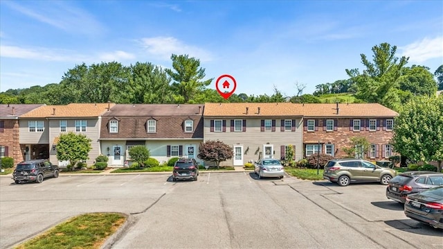 651 Newton Sq, Moon/Crescent Twp, PA 15108 - view of property featuring uncovered parking