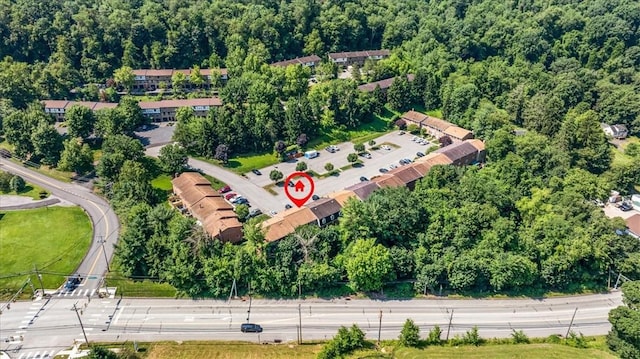 651 Newton Sq, Moon/Crescent Twp, PA 15108 - aerial view of property and surrounding area