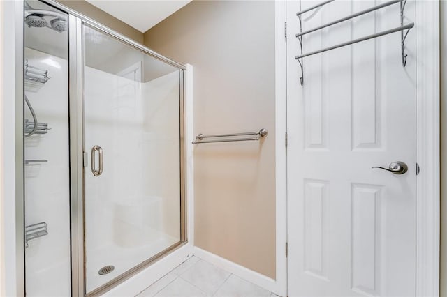 1044 Cross Creek Dr, South Union Twp, PA 15401 - full bath with a shower stall and tile patterned floors