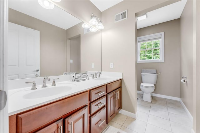 1044 Cross Creek Dr, South Union Twp, PA 15401 - full bathroom with double vanity and tile patterned floors