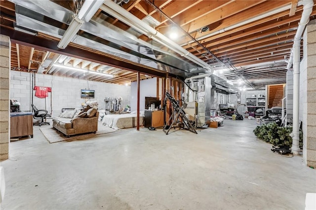 1044 Cross Creek Dr, South Union Twp, PA 15401 - view of unfinished below grade area