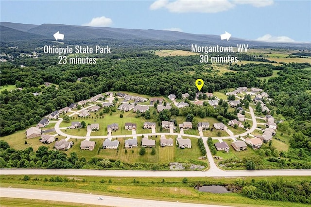1044 Cross Creek Dr, South Union Twp, PA 15401 - drone / aerial view