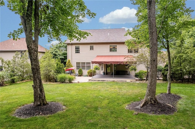 1044 Cross Creek Dr, South Union Twp, PA 15401 - back of house with a patio and a lawn