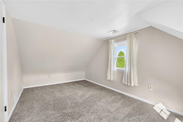 112 Oxford Pl, Saint Clair, PA 15241 - additional living space featuring vaulted ceiling and carpet floors