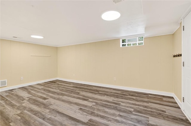 112 Oxford Pl, Saint Clair, PA 15241 - basement featuring wood finished floors