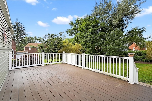 112 Oxford Pl, Saint Clair, PA 15241 - view of wooden deck