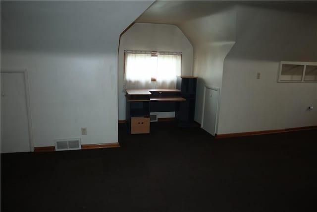 721 Spring St, Roscoe, PA 15477 - additional living space with lofted ceiling and baseboards