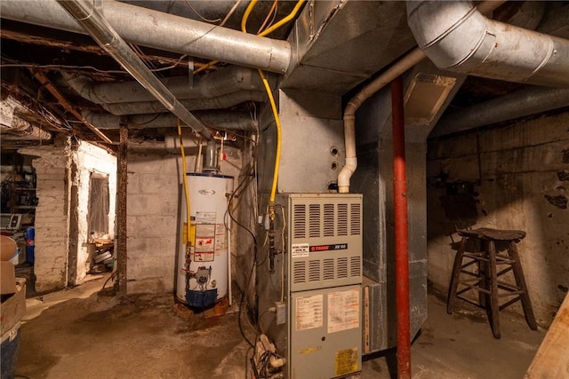 309 Francis Ave, Monongahela, PA 15063 - utilities with water heater and heating unit
