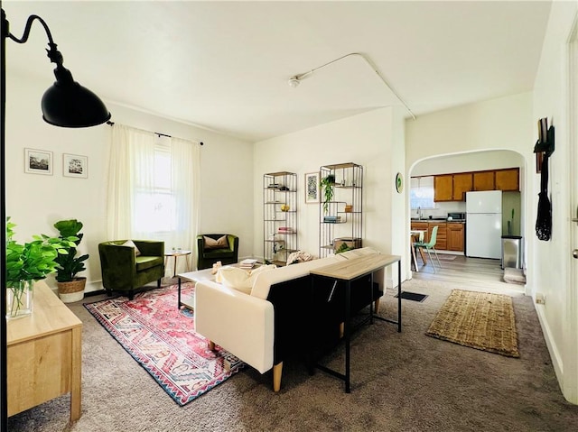 657 Grove St, City Of Greensburg, PA 15601 - living area featuring light colored carpet