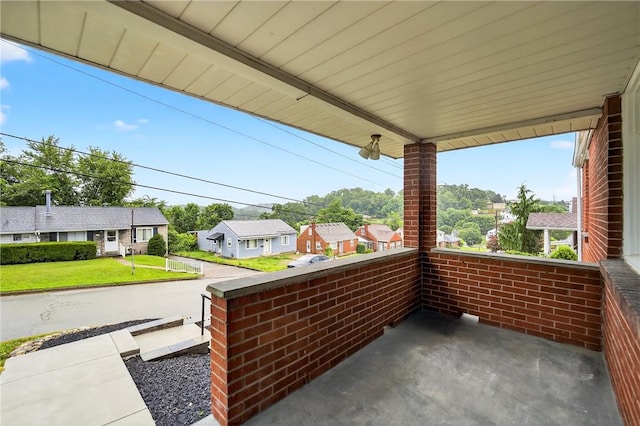 88 Pennsylvania Blvd, Monessen, PA 15062 - view of patio featuring a residential view