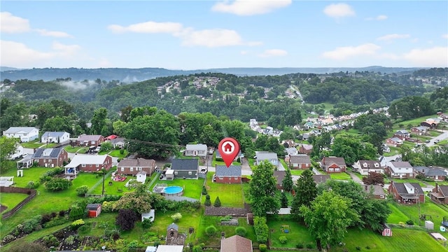 88 Pennsylvania Blvd, Monessen, PA 15062 - aerial perspective of suburban area with mountains