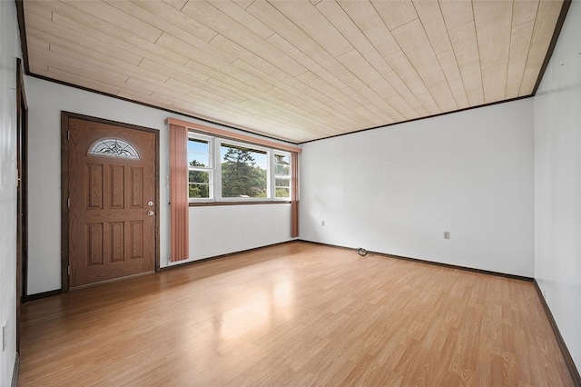 115 Shippingport Rd, Aliquippa, PA 15001 - entrance foyer with wood finished floors and wood ceiling