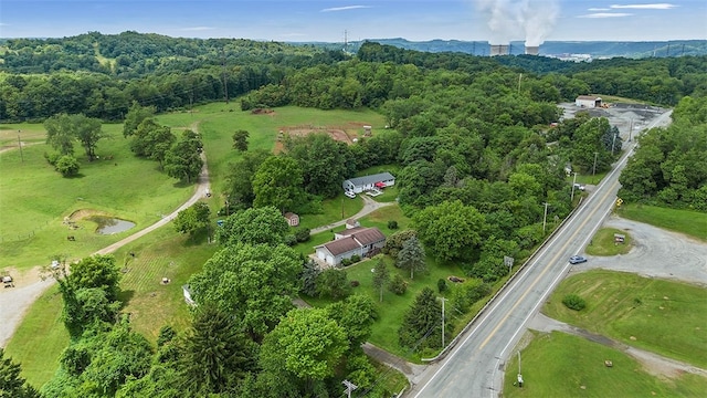 115 Shippingport Rd, Aliquippa, PA 15001 - aerial overview of property's location featuring a heavily wooded area