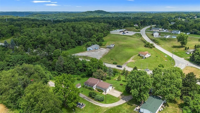 115 Shippingport Rd, Aliquippa, PA 15001 - aerial view of property's location featuring a heavily wooded area