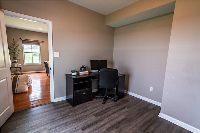 106 Kestler Dr, Pine Twp, PA 15090 - office area featuring dark wood finished floors