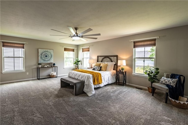 106 Kestler Dr, Pine Twp, PA 15090 - bedroom with carpet flooring and ceiling fan