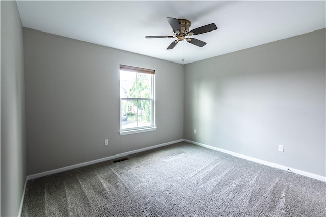 106 Kestler Dr, Pine Twp, PA 15090 - carpeted empty room with baseboards and a ceiling fan