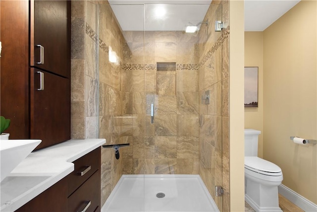 1742 Partridge Run Rd, Saint Clair, PA 15241 - bathroom with vanity and a shower stall