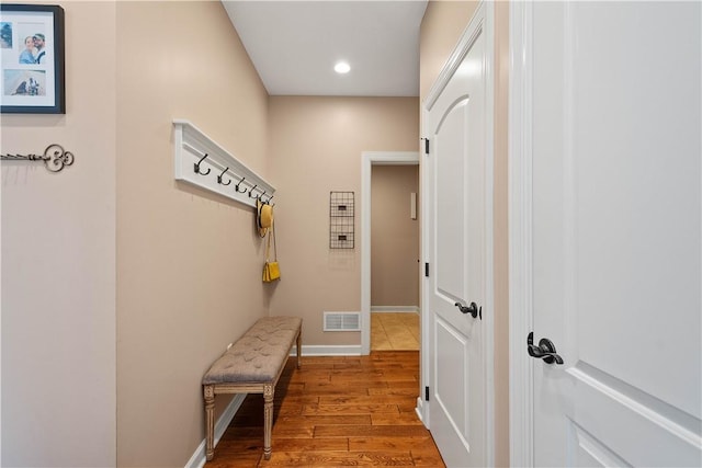 207 Tamarack Dr, Adams Twp, PA 16046 - mudroom featuring wood finished floors and recessed lighting